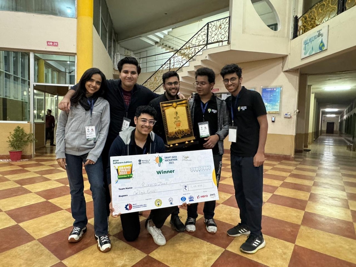 Smart India Hackathon 2023 win
